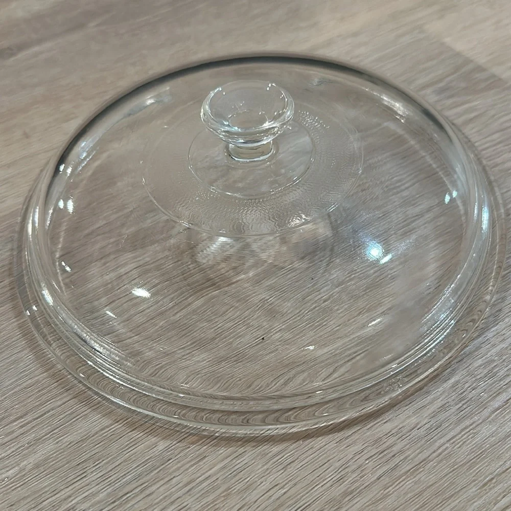 Round Glass Replacement Lid - 8.25” - Pyrex? Corning? Crock pot?